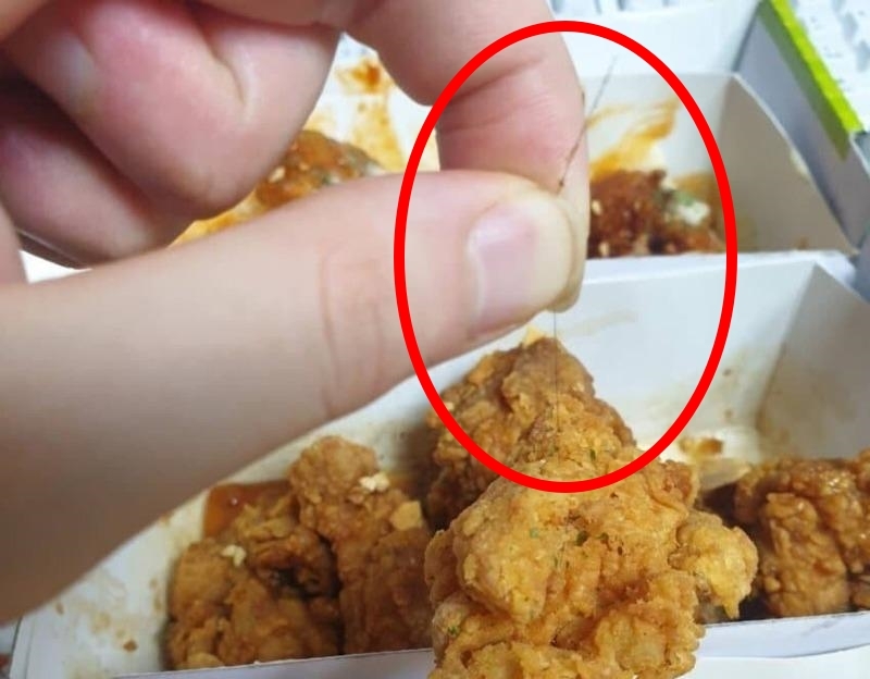 머리카락함께튀긴치킨집별점1점에…점주블랙컨슈머사과해라