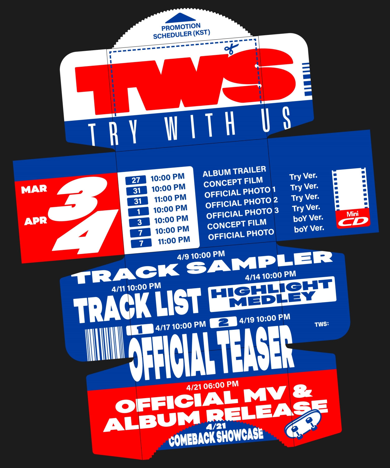 TWS, 4월 21일 미니 3집 컴백 예고! 이미지